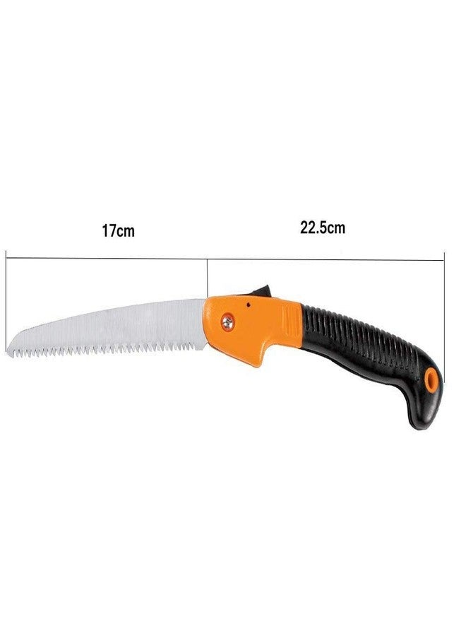 Birud Set of 2 Garden Hand Saw Tools Cutting Sawing Pruning Tree Branch Pruners Scissor (Manual) - Image 4